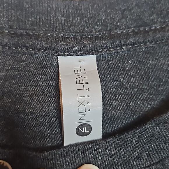 "Get Lit" Charcoal Grey Ugly Christmas Long Sleeve Tee - Unisex - Picture 4 of 7